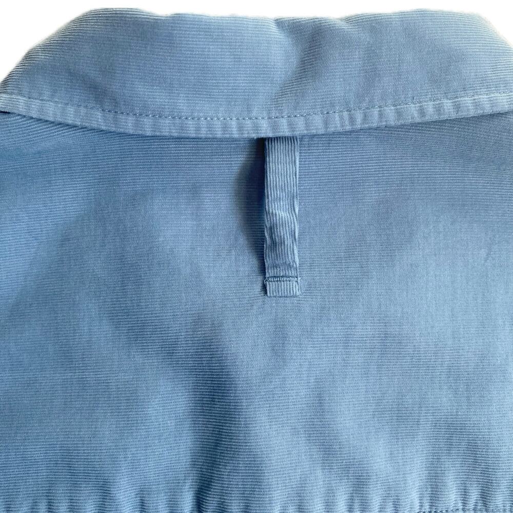 NN07 No Nationality Arne Soft Corduroy Button Up Long Sleeve Shirt XXL Pale Blue - Picture 5 of 11